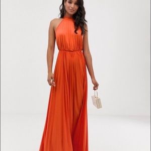 ASOS Orange Prom/Maxi Dress